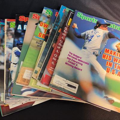 Vintage 80’s “Sports Illustrated” Magazines