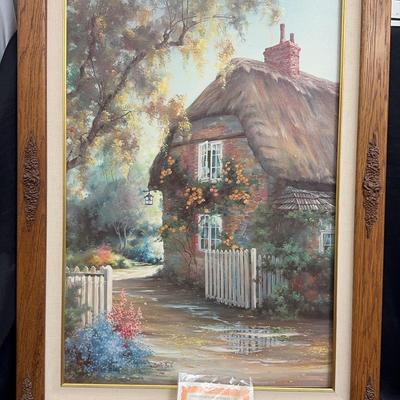 Well Cottage, Sandy Lane" by artist Marty Bell. Artists Proof #34