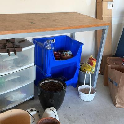 Metal And Wood Table