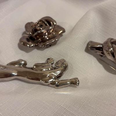 Three 925  Silver Pins