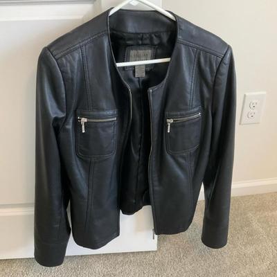 Womens Black Leather Jacket