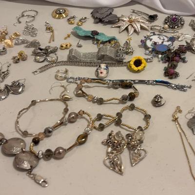 Large Lot Of Costume Jewelry