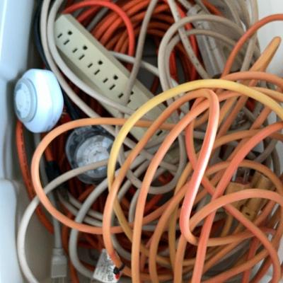 Mystery Lot Of Extension Cords, And Timers