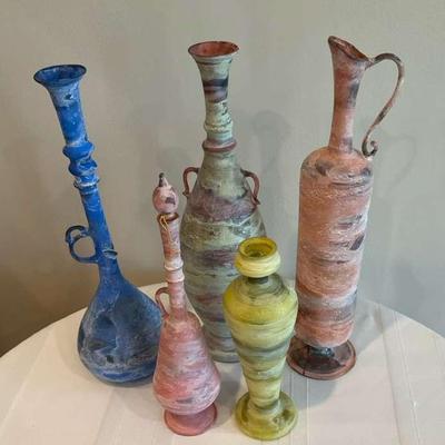 Frosted Glass Vases