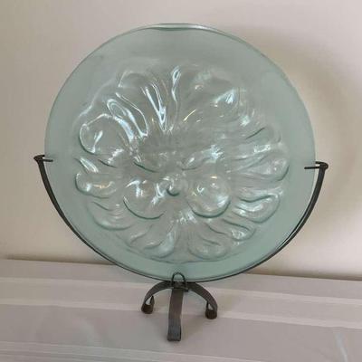 Glass And Metal Sculpture 