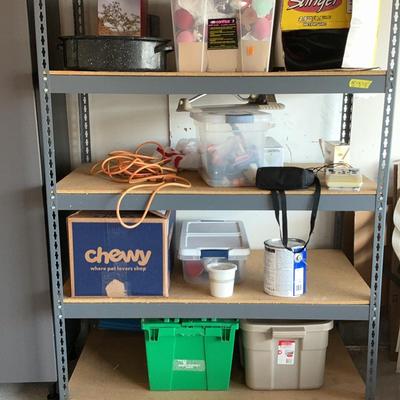 Metal And Wood Shelves