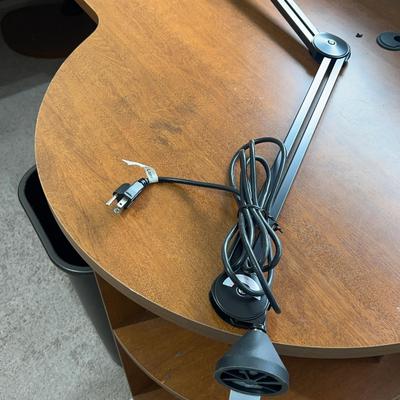 Magnifying Lamp, Clamp On, Black