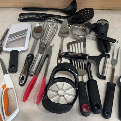 Assortment Of Kitchen Utensils