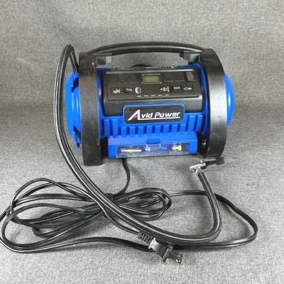 AVID POWER TIRE INFLATOR WITH FLASHLIGHT