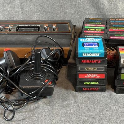 ATARI 2600-Home Video Game Console and Games-Works!