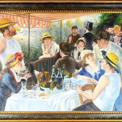 Hand Painted Reproduction Of Renoir’s Luncheon Of The Boating Party