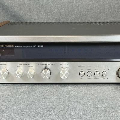 KENWOOD AM-FM Stereo Tuner Amplifier Model KR-2400
