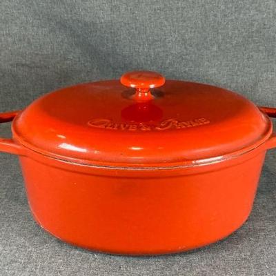 Ultrex Country Cottage Enameled Cast Iron Dutch Oven With Lid