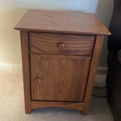 Wooden Oak Like Accent Table