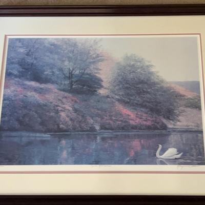 Large Framed Raymond Bell Print