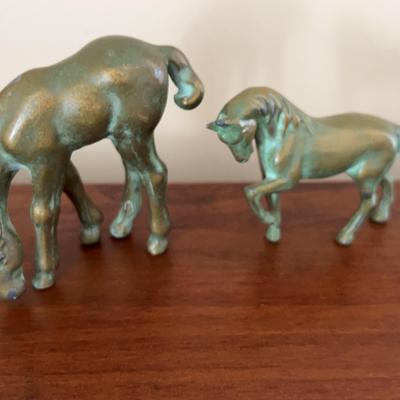 Brass Decorative Horse Figures