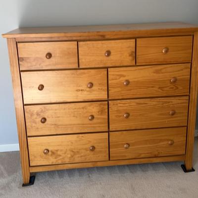 Chest Of Drawers With Mirror From “Solid Woods Inc”