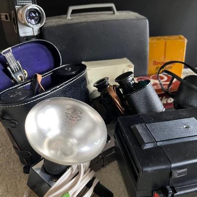 Vintage Cameras and Binoculars 