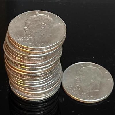Eisenhower Bicentennial Dollars (12), Eisenhower Dollars (8) 1971-1978