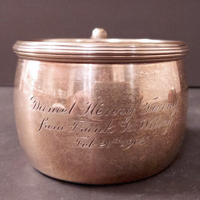 Antique Daniel Henry Farny Sterling Silver Cup 1908