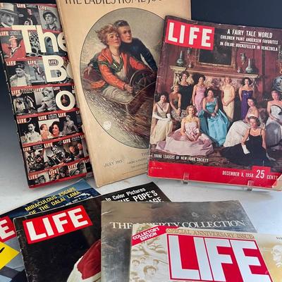 50s 60s Life Magazines and 1916 The Ladies Home Journal