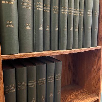 1910-1923 Bound Issues of National Geographic Magazine, 17 Volumes