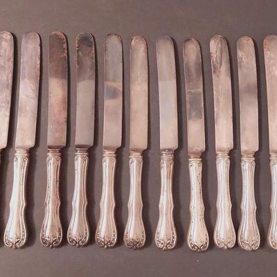 Antique Reed And Barton Sterling Handled Knives-11