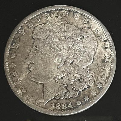 1884-O Morgan Silver Dollar 90% Silver 