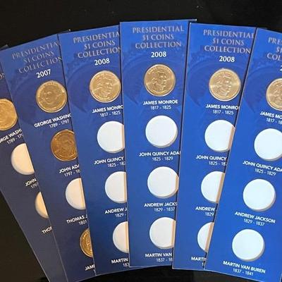 U.S. Mint Presidential $1 Coins Collection (8 Coins) 2007-2008