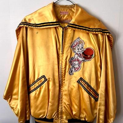 Rare Vintage Frisch’s Big Boy Silk Carhop Uniform, Jacket & Pants