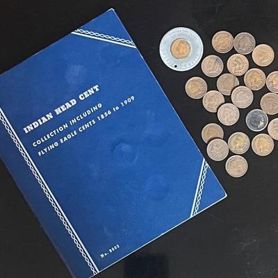 Indian Head Pennies (42) 1883-1909