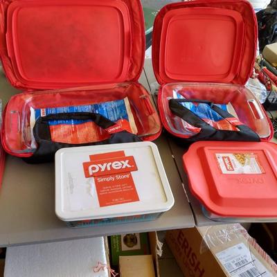Unopened Pyrex Value Pack, Pyrex Travel Pack And More 