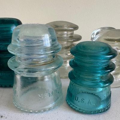 5 Glass Insulators