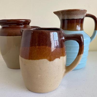 Three Stoneware Jugs