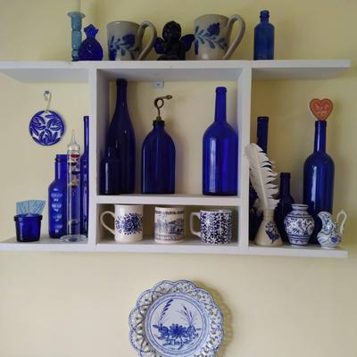 A Collection Of Hand Painted Ceramic Pottery, Decorative Glassware, Stoneware, And More!