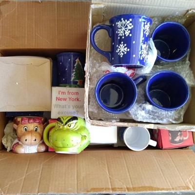 Holiday Themed Coffee Mugs