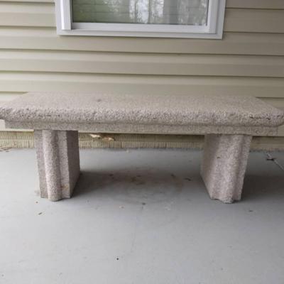 47" X 18" X 16" Concrete Bench