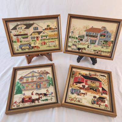 Cross Stitch Buildings 