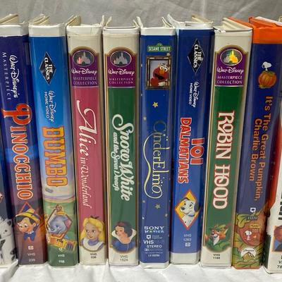 Nostalgic VHS Collection Including Classic Disney 