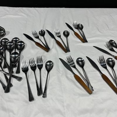 Vintage MCM Stainless Steel Flatware