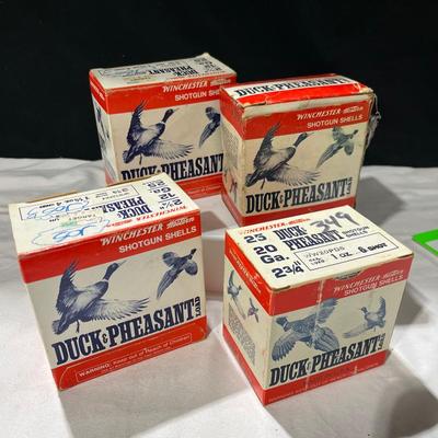 Vintage Box of Winchester Western Duck & Pheasant Shotgun Shells
