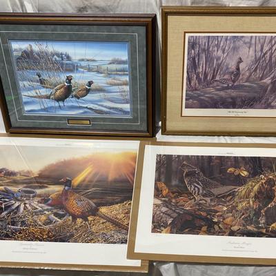 4 Duck Art Prints Includes Artists Marian Anderson, Bruce Miller, James A. Meger, & Gary Mossr