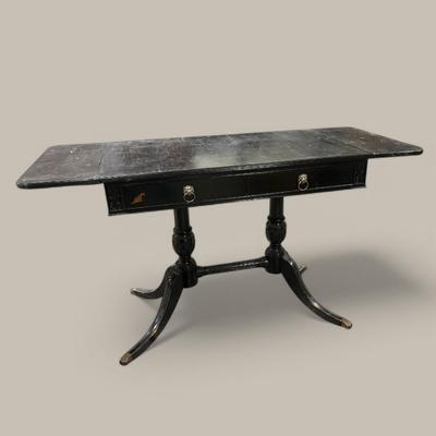 Vintage Entryway/Hall Clawfoot Drop Leaf Table  