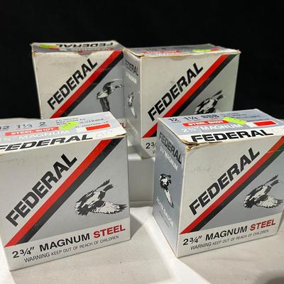 Federal 12g 2 ¾" Magnum Steel Shotshells