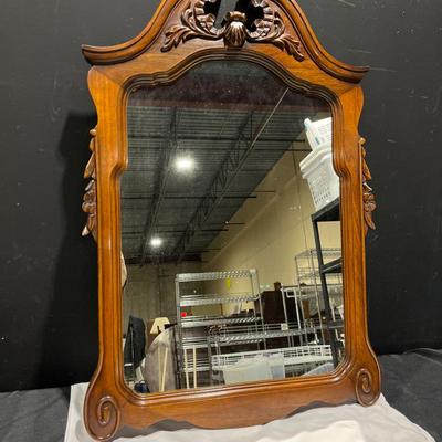 Antique Carved Frame Large Mirror 