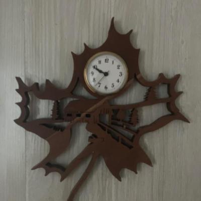 Wooden clock 