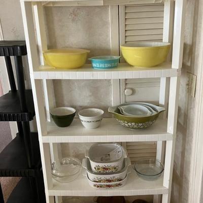 Vintage Pyrex and Corning ware