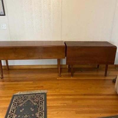 Drop leaf tables