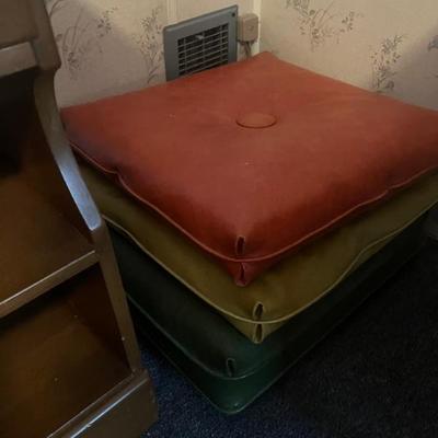 Mid century modern 3 stacking cushions