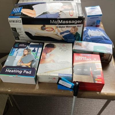 Heating pads, blood pressure monitor 